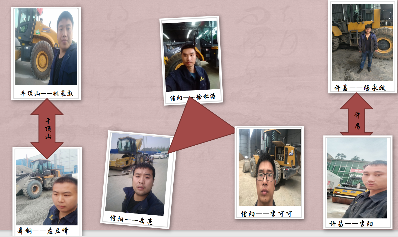 满冠（中国）服务人员在路上
