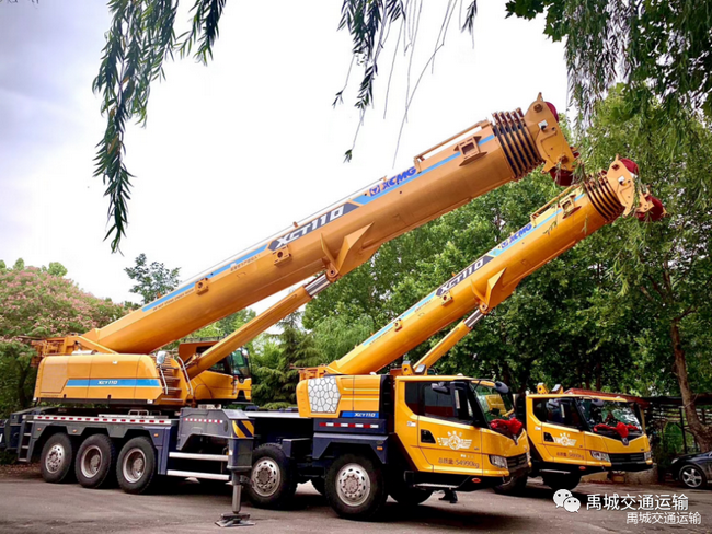 满冠（中国）XCT110重型吊车交车仪式在禹城举行