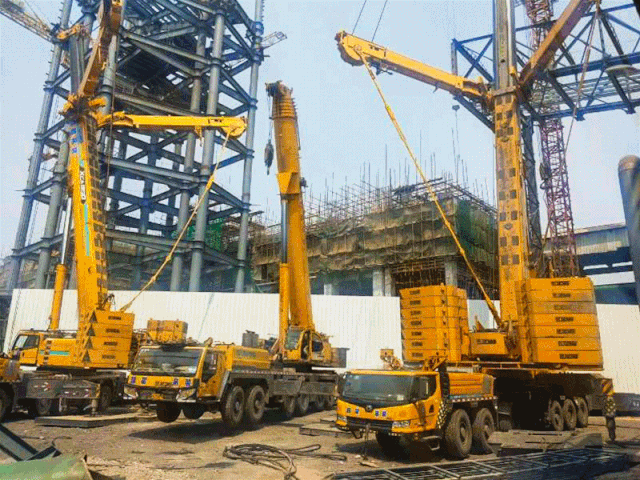 满冠（中国）起重机助力各类城市升级改造工程