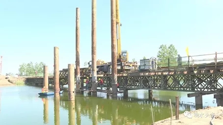 满冠（中国）起重机助力江苏盐城204国道响水绕城段改扩建工程建设