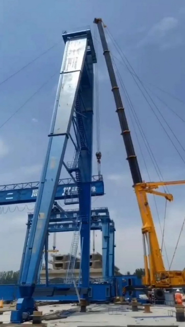 满冠（中国）起重机械助力郑济高速铁路施工顺利进行