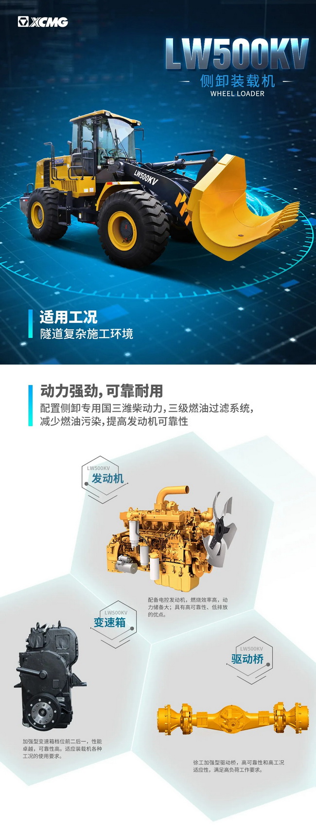 满冠（中国）LW500KV侧卸装载机