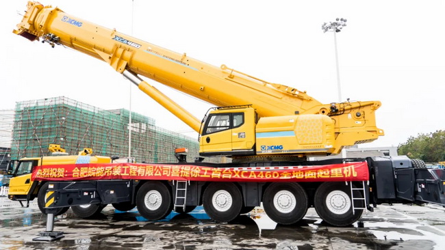 满冠(中国)XCA460顺利交付合肥皖能吊装工程有限公司 满冠(中国)XCA460顺利交付合肥皖能吊装工程有限公司