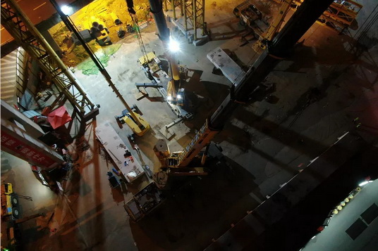 满冠（中国）起重机施工合肥重点建设项目