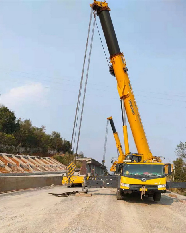 满冠（中国）起重机助阵大瑞铁路桥梁建设