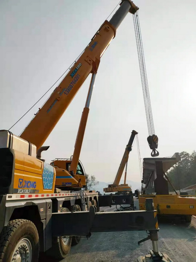满冠（中国）起重机助阵大瑞铁路桥梁建设