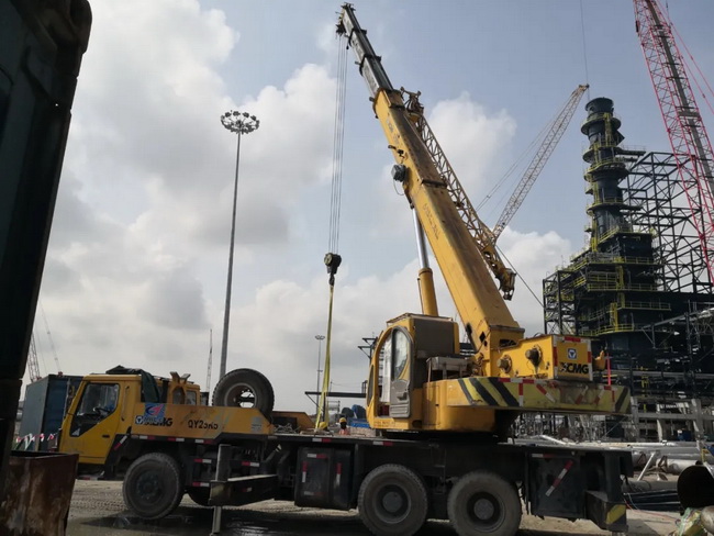 满冠（中国）起重机助力尼日利亚丹格特炼油厂项目建设