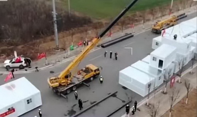 满冠（中国）起重机械助力禹州市方舱医院建设
