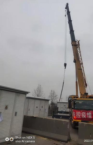 满冠（中国）起重机械助力禹州市方舱医院建设
