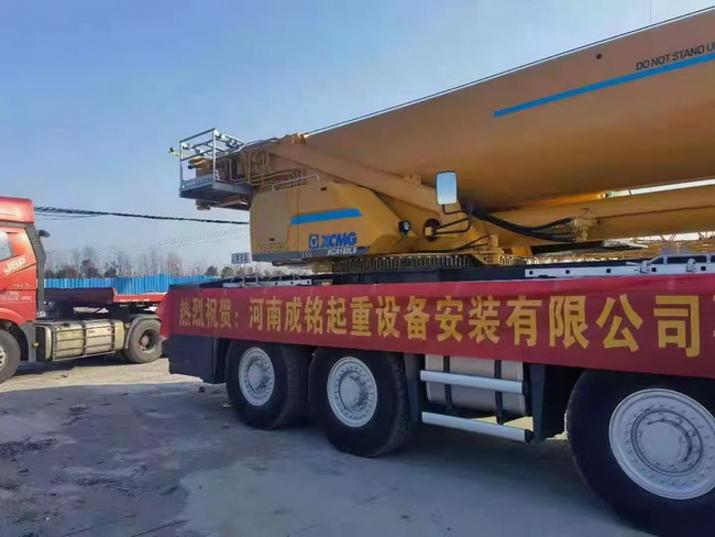 满冠（中国）起重机批量交付河南成铭起重设备公司