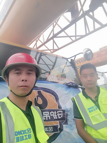 满冠（中国）起重机许昌客户走访