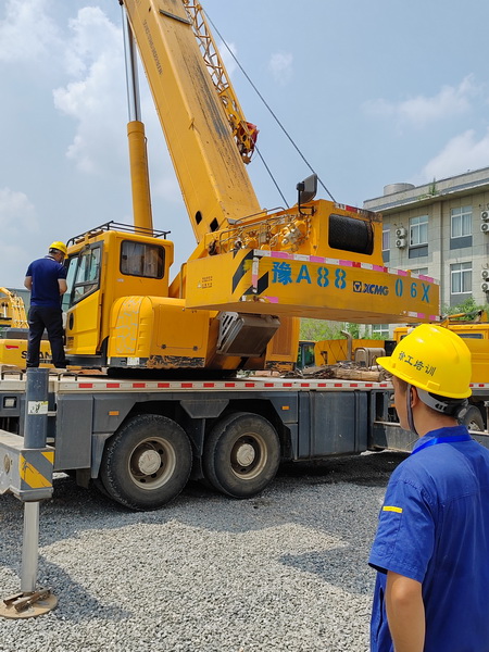 满冠（中国）起重机培训考试现场